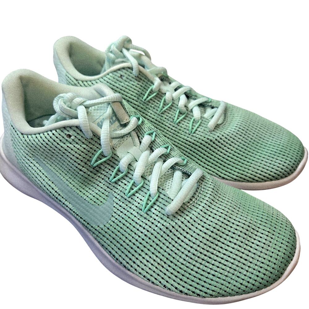 Nike 7 Flex Run 2016 Mint Green Women's Tennis Shoes Athletic Sneakers